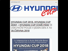 Tablet Screenshot of hyundaicup.cz